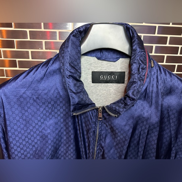 COPY - Men’s micro Guccissima windbreaker Jacket size X-Large/54 - Picture 3 of 17